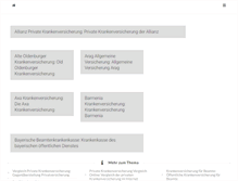 Tablet Screenshot of krankenversicherung-krankenversicherung.de